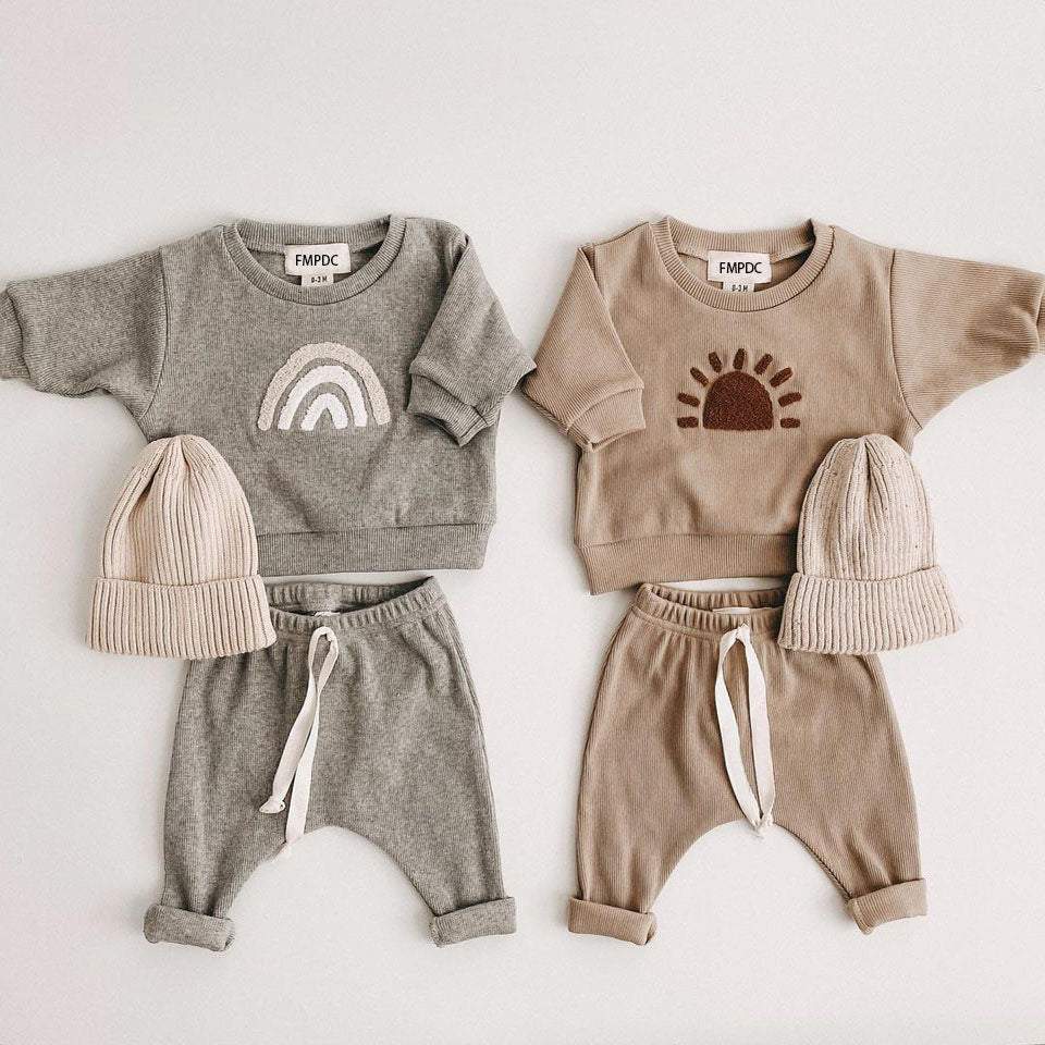 Conjunto Moletom de Inverno Bebê Menino |  6 M -3 Anos