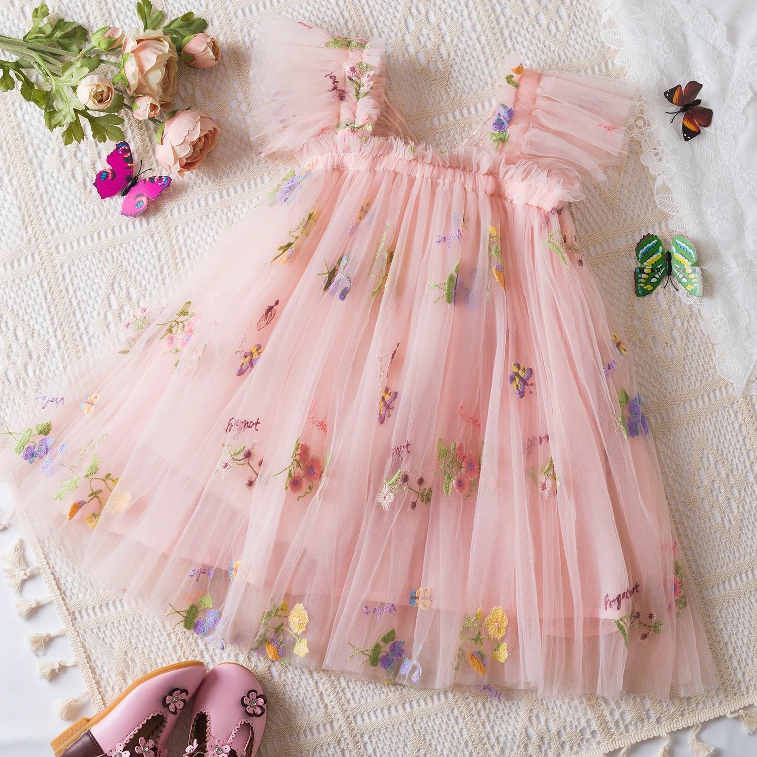 Vestido de Festa Pequena Fada Verão Menina