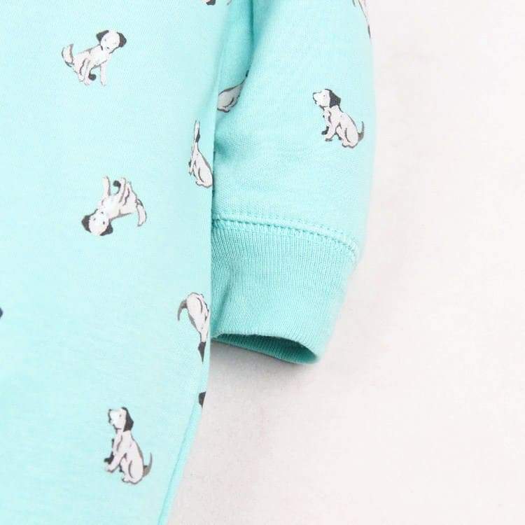 Macacões Estampados com Pé Algodão Bebê Menina