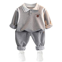 Conjunto Moletom Polo Ursinho Bebê Menino | 6 Meses - 5 Anos