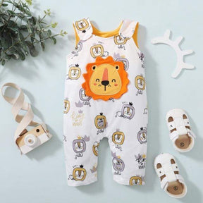 Macacão Bichinhos Verão Bebê Menino Menina | 0-18 Meses