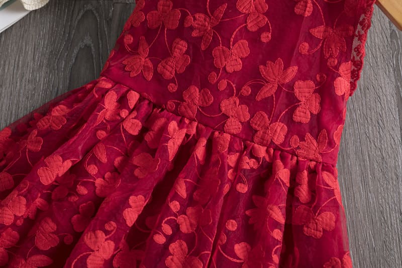 Vestido de Renda Regata Batizado Menina | 2-7 Anos