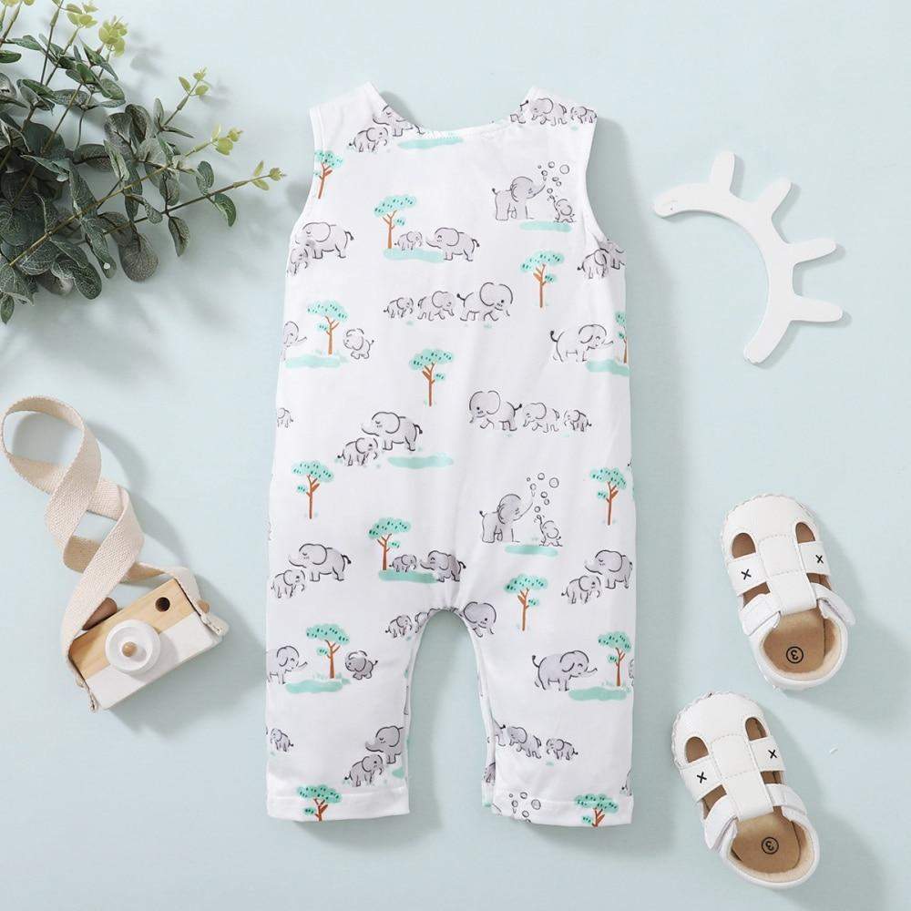 Macacão Bichinhos Verão Bebê Menino Menina | 0-18 Meses