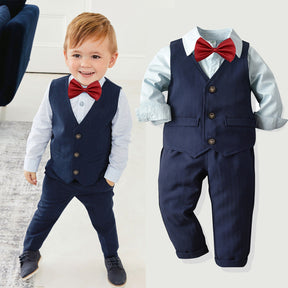 Terno Formal Pajem Casamento Menino Borboleta| 1-8 Anos