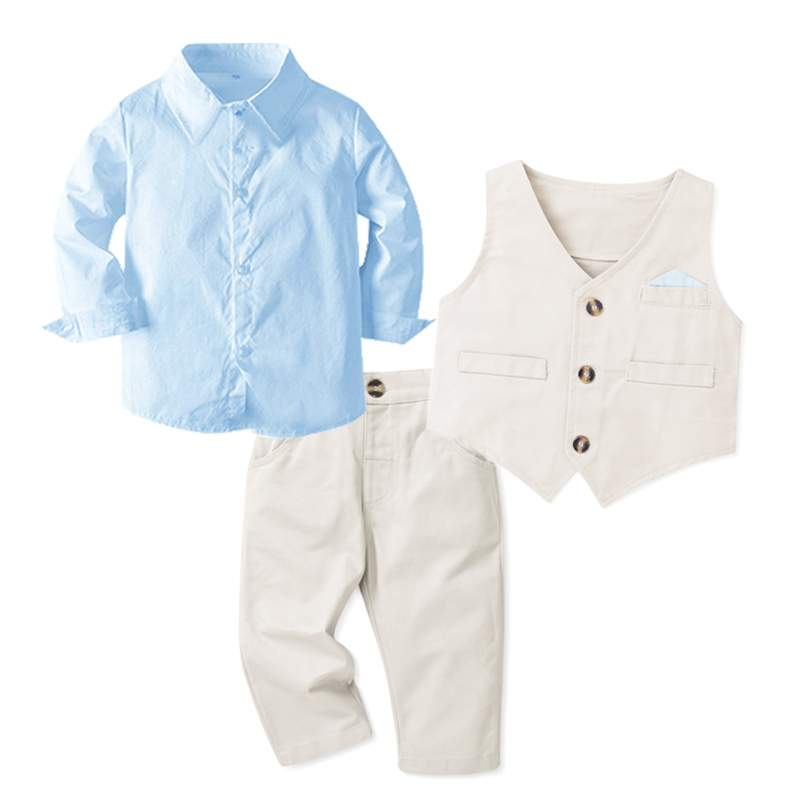 Conjunto White Tie Infantil Menino Casamentos Pajem | 1-7 Anos