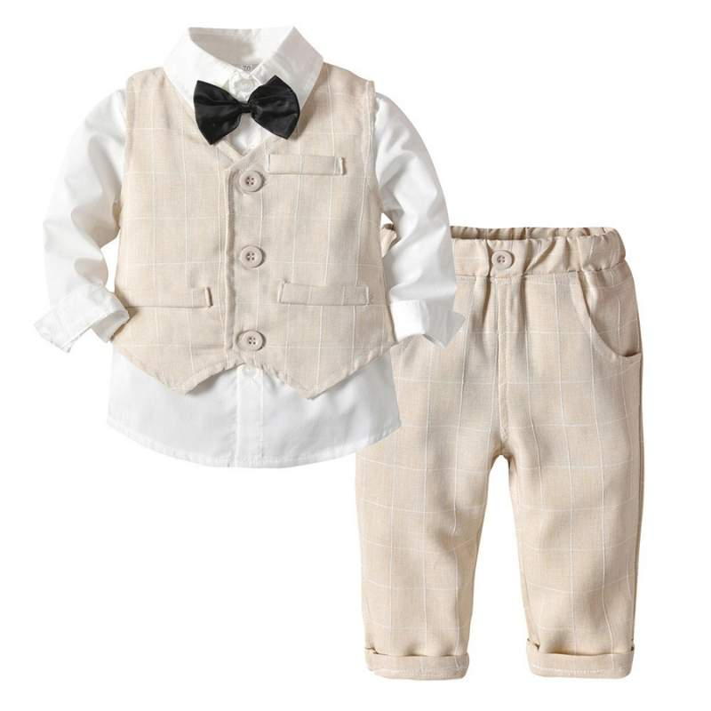 Terno Casamento Calça Borboleta Cores Claras Menino