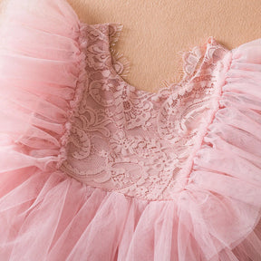 Vestido de Festa Tutu Camadas de Tule Menina | 9 Meses- 5 Anos