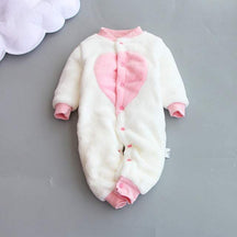 Macacão Estampado de Pelúcia p/Bebê Menina Menino | 0-18 Meses