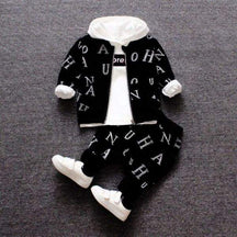 Conjunto Moletom Letrinhas Bebê Menino | 9 Meses - 4 Anos