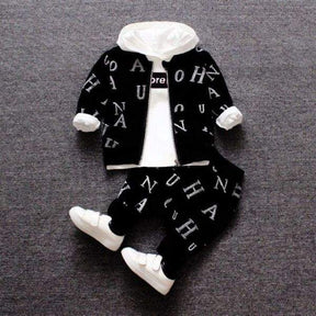 Conjunto Moletom Letrinhas Bebê Menino | 9 Meses - 4 Anos