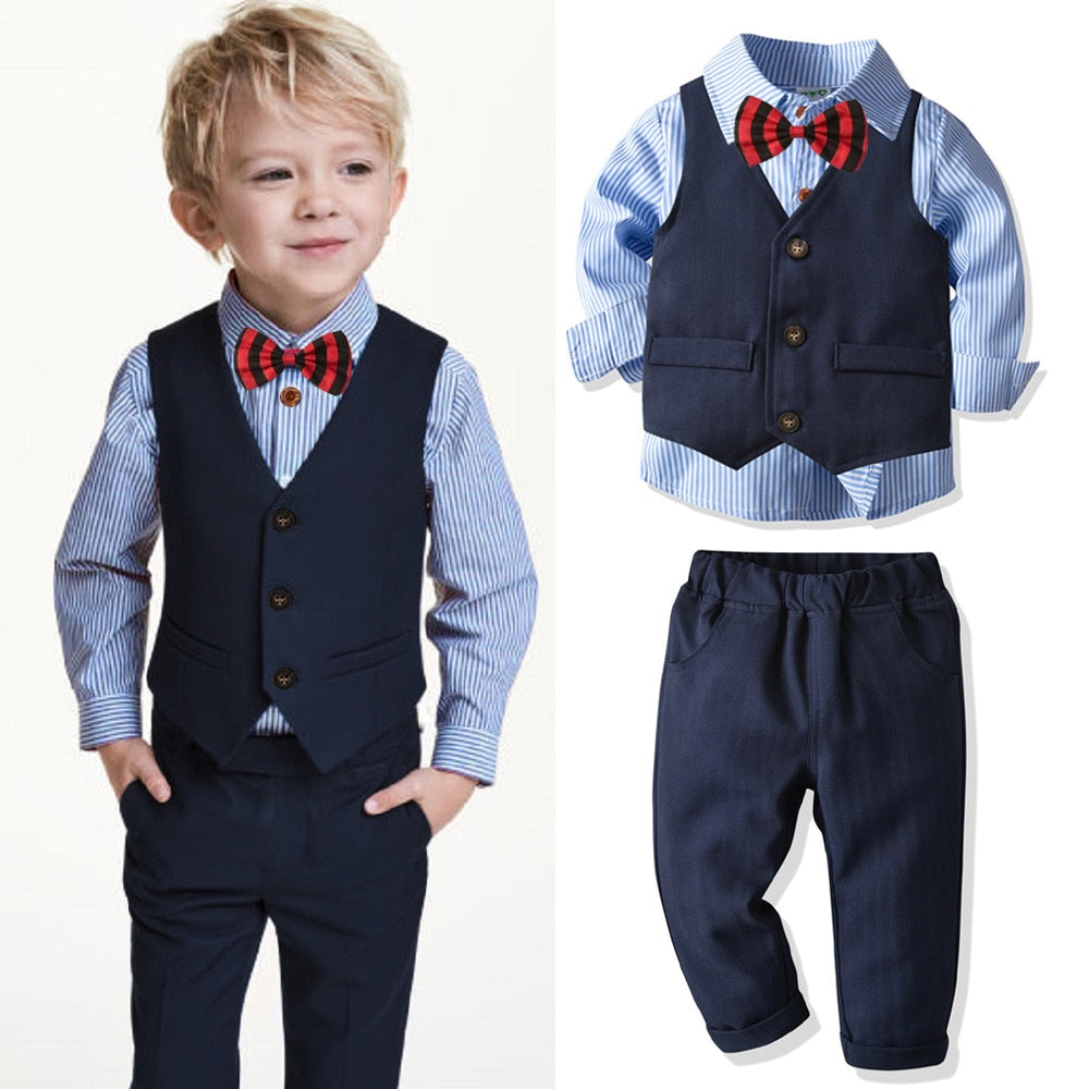 Terno Formal Pajem Casamento Menino Borboleta| 1-8 Anos