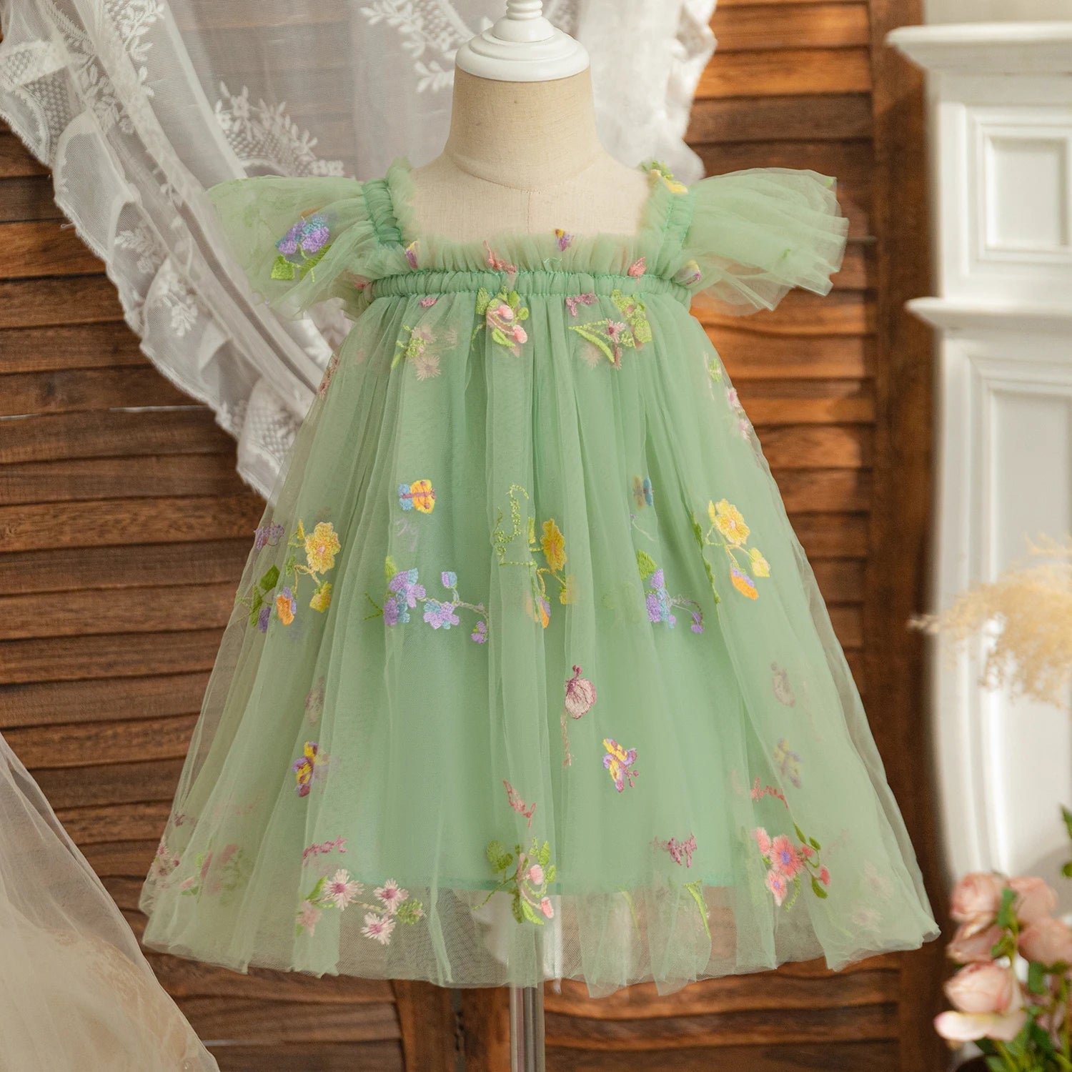 Vestido de Festa Pequena Fada Verão Menina