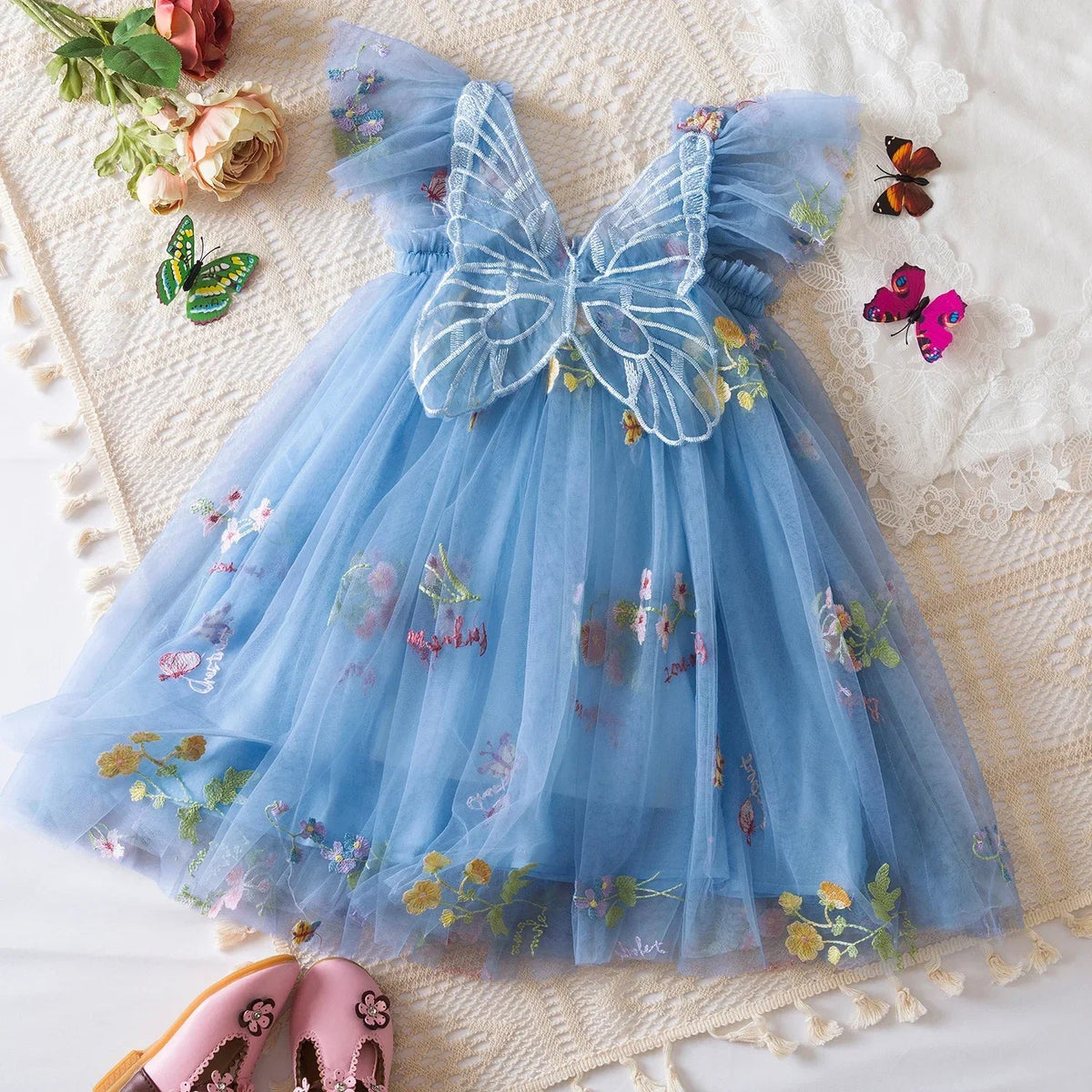 Vestido de Festa Pequena Fada Verão Menina