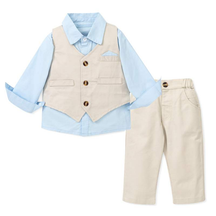Conjunto White Tie Infantil Menino Casamentos Pajem | 1-7 Anos