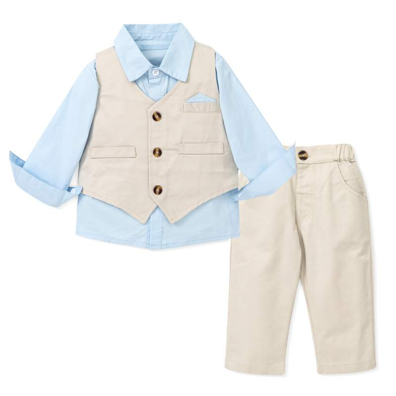 Conjunto White Tie Infantil Menino Casamentos Pajem | 1-7 Anos