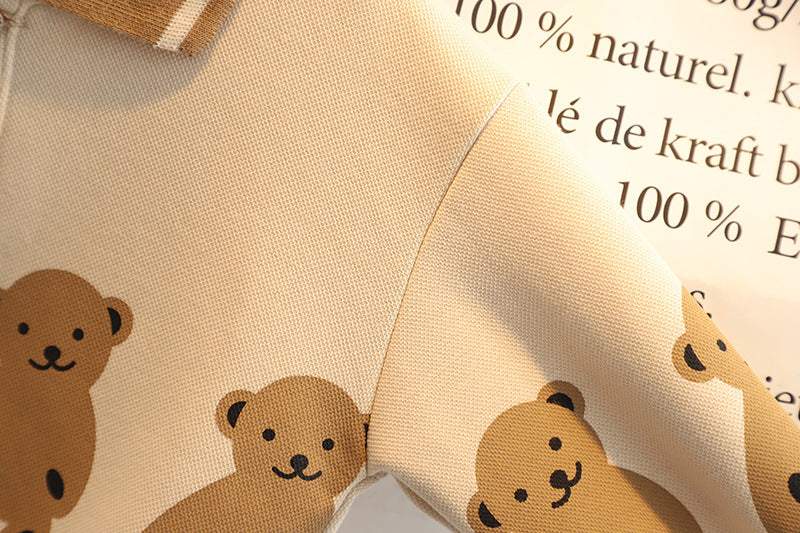 Conjunto Moletom Polo Ursinho Bebê Menino | 6 Meses - 5 Anos