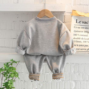 Conjunto Moletom Polo Ursinho Bebê Menino | 6 Meses - 5 Anos