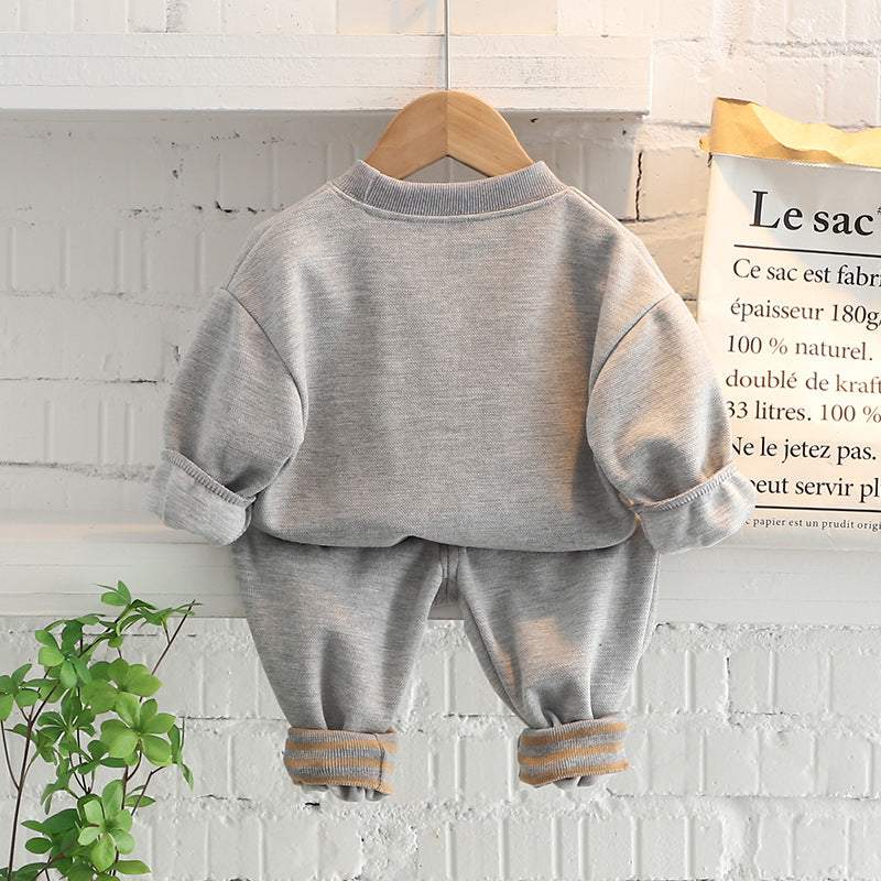 Conjunto Moletom Polo Ursinho Bebê Menino | 6 Meses - 5 Anos