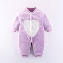 Macacão Estampado de Pelúcia p/Bebê Menina Menino | 0-18 Meses