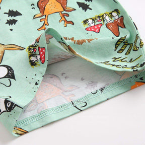 Conjunto Camiseta + Short Bebê Menino Cartoon