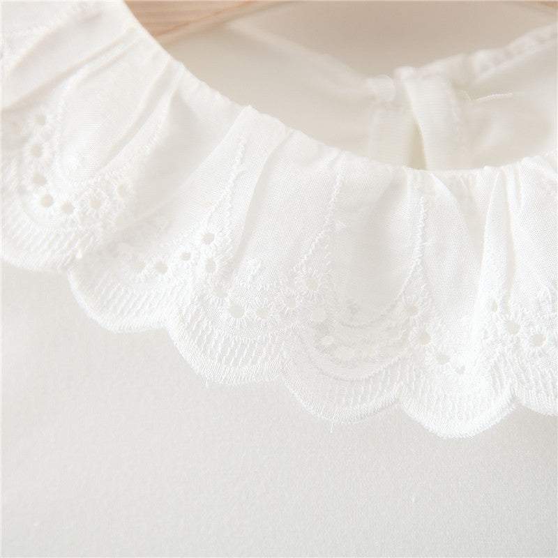 Conjunto Blusa de Manga +Vestido Veludo Ursinho Bebê Menina | 0-24 Meses