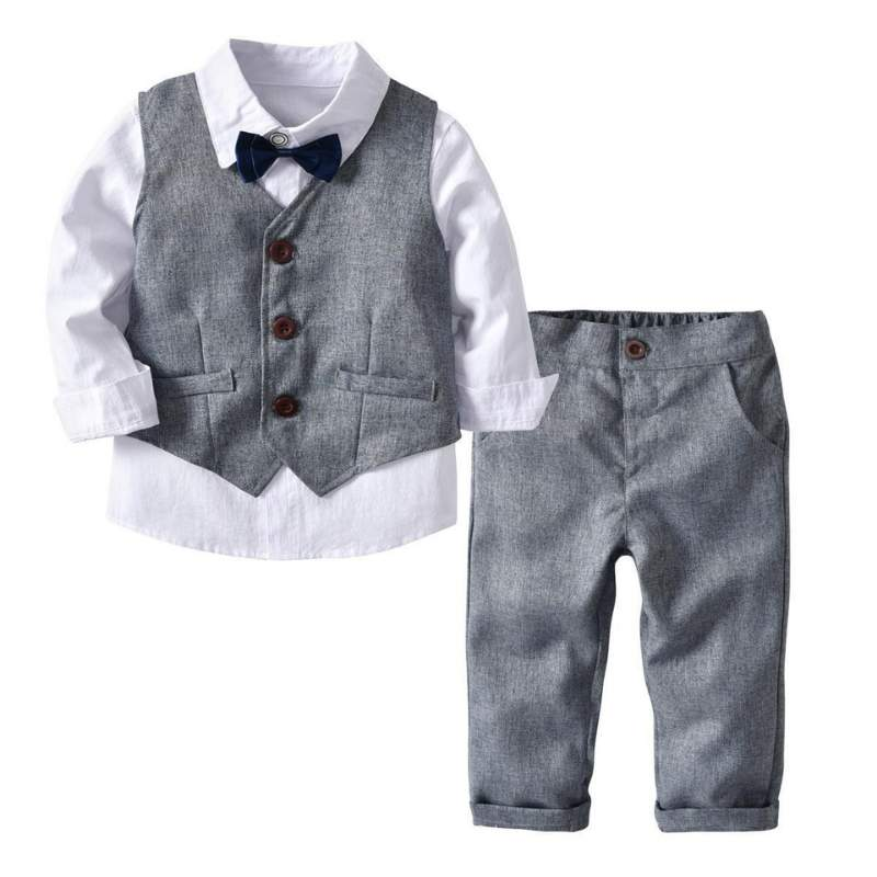 Terno Casamento Calça Borboleta Cores Claras Menino