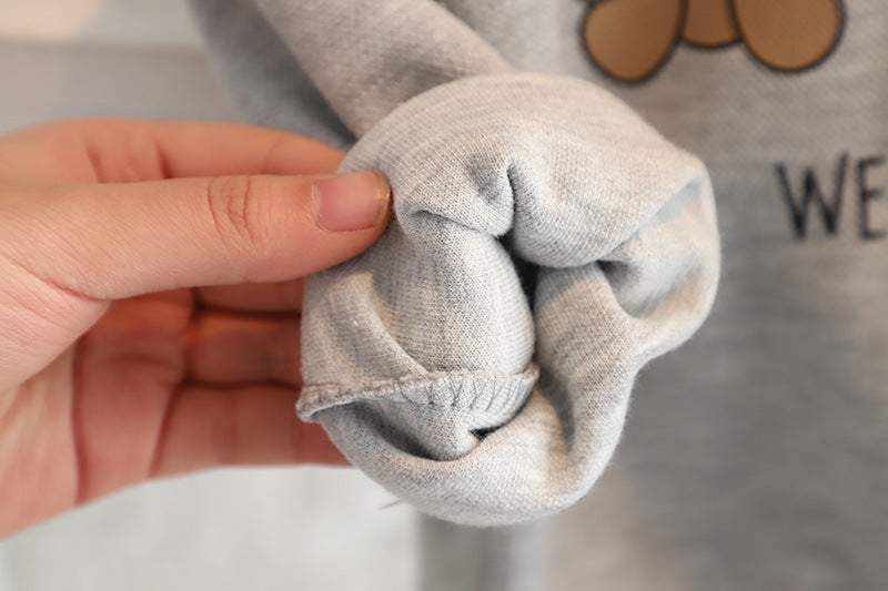 Conjunto Moletom Polo Ursinho Bebê Menino | 6 Meses - 5 Anos