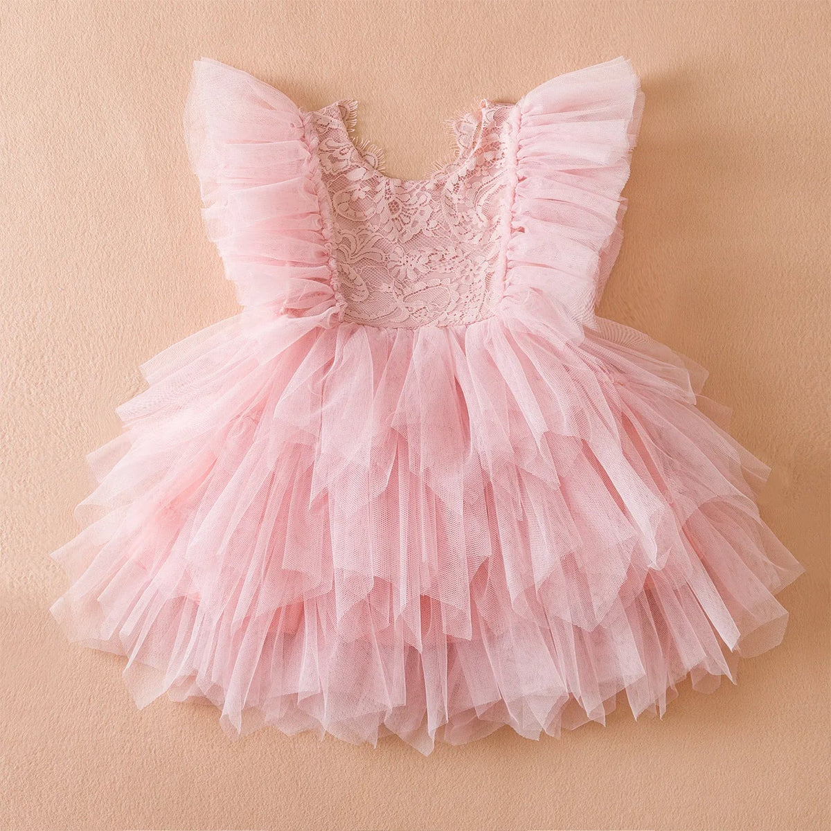 Vestido de Festa Tutu Camadas de Tule Menina | 9 Meses- 5 Anos