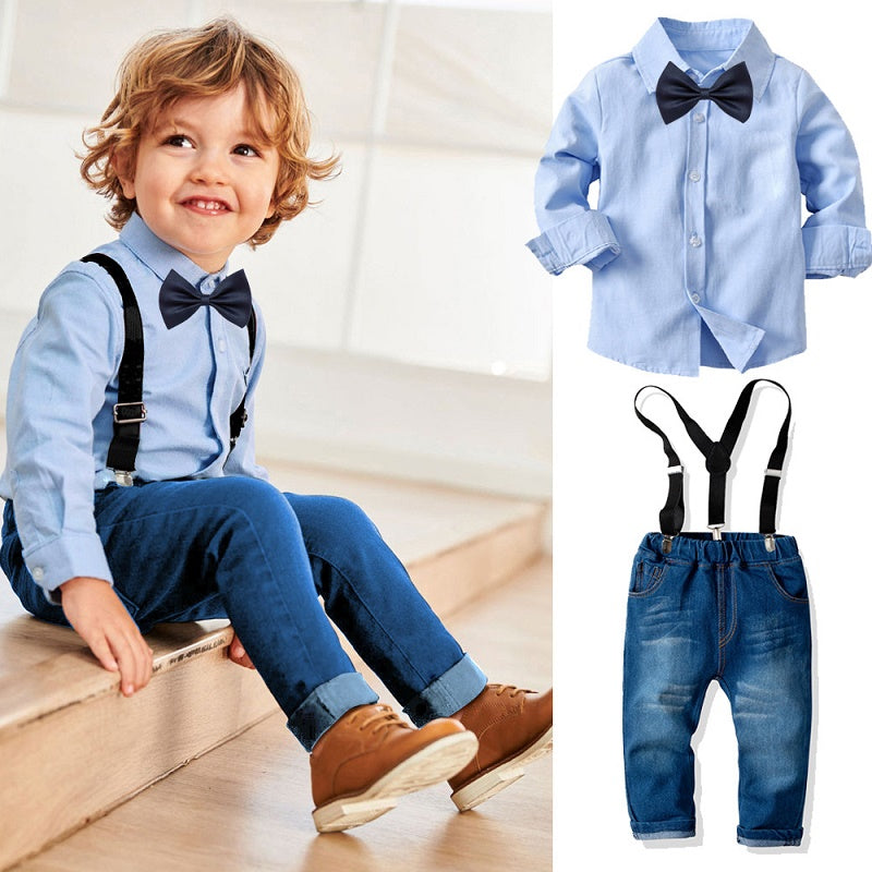 Terno Formal Pajem Casamento Menino Borboleta| 1-8 Anos