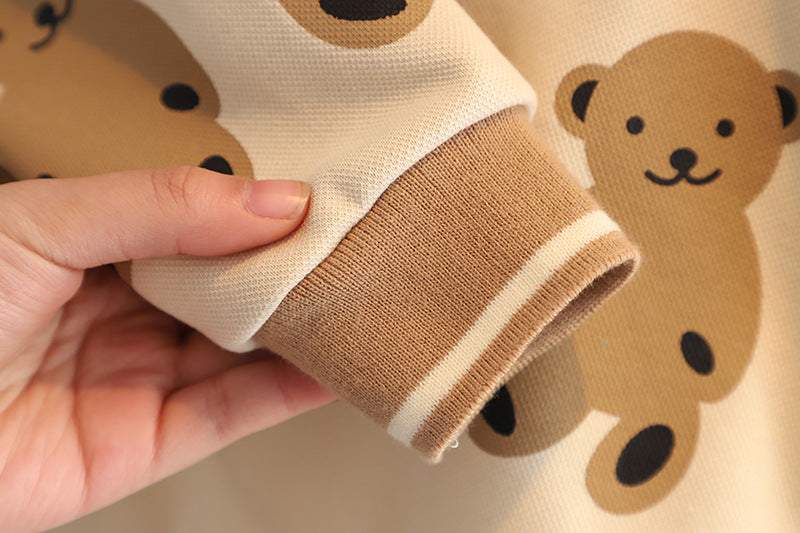 Conjunto Moletom Polo Ursinho Bebê Menino | 6 Meses - 5 Anos