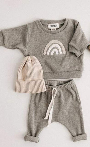 Conjunto Moletom de Inverno Bebê Menino |  6 M -3 Anos