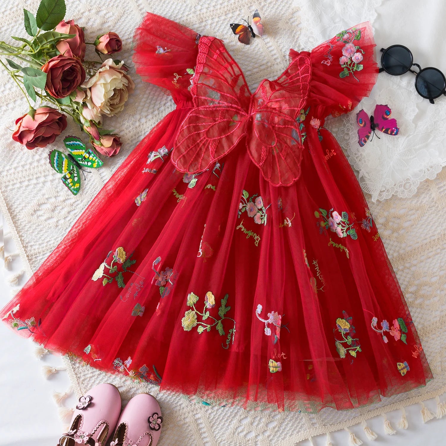 Vestido de Festa Pequena Fada Verão Menina