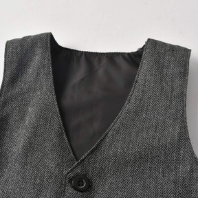 Terno Black Tie Bebê Menino Borboleta + Colete + Boina