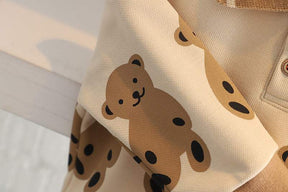 Conjunto Moletom Polo Ursinho Bebê Menino | 6 Meses - 5 Anos